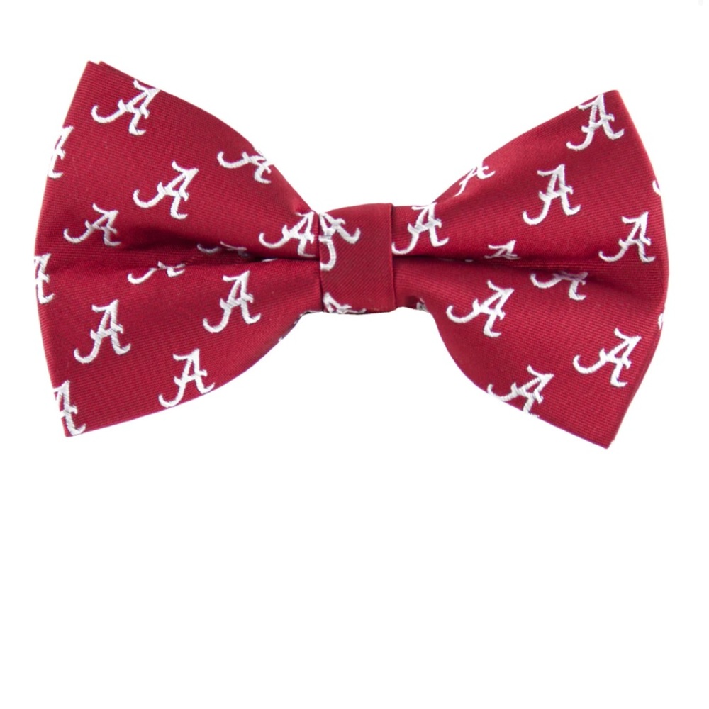 Alabama Crimson Tide Repeated Logo Bow Tie - By Eagles Wings